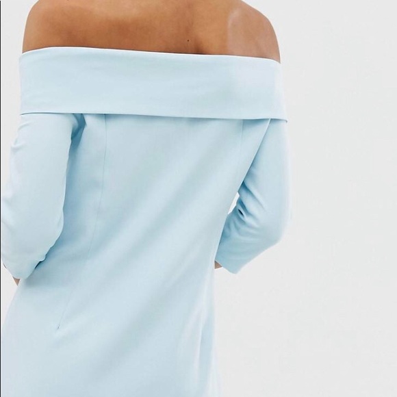 Off the shoulder tailored dress - Picture 2 of 2